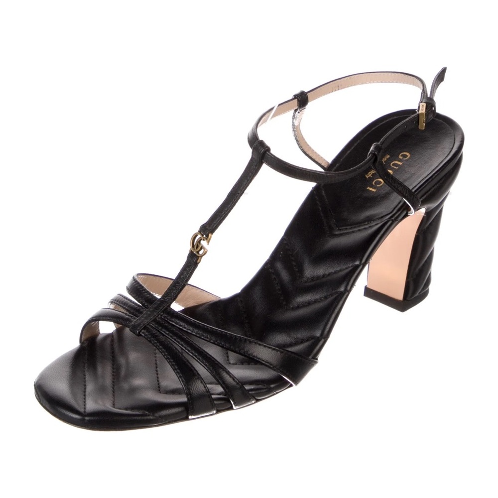 Gucci Marmont GG T-Strap 
Women's Size: 8.5 | IT 38.5